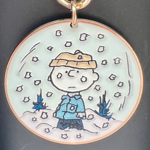 Peanuts 2 Piece Gift Set Snoopy Crossbody Bag & Charlie Brown Keychain NIB - Picture 4 of 11